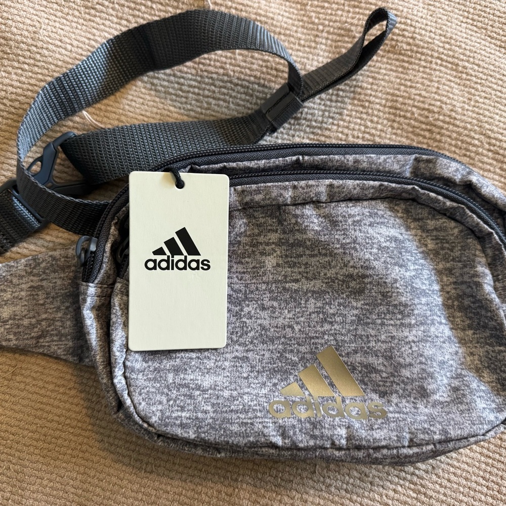 NWT Adidas Gray Waist/Hip Bag